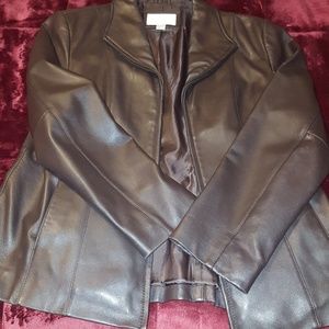 Worthington lambskin ladies jacket